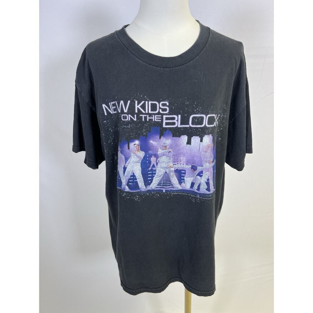 Vintage 90s New Kids On The Block T Shirt Size L Festival